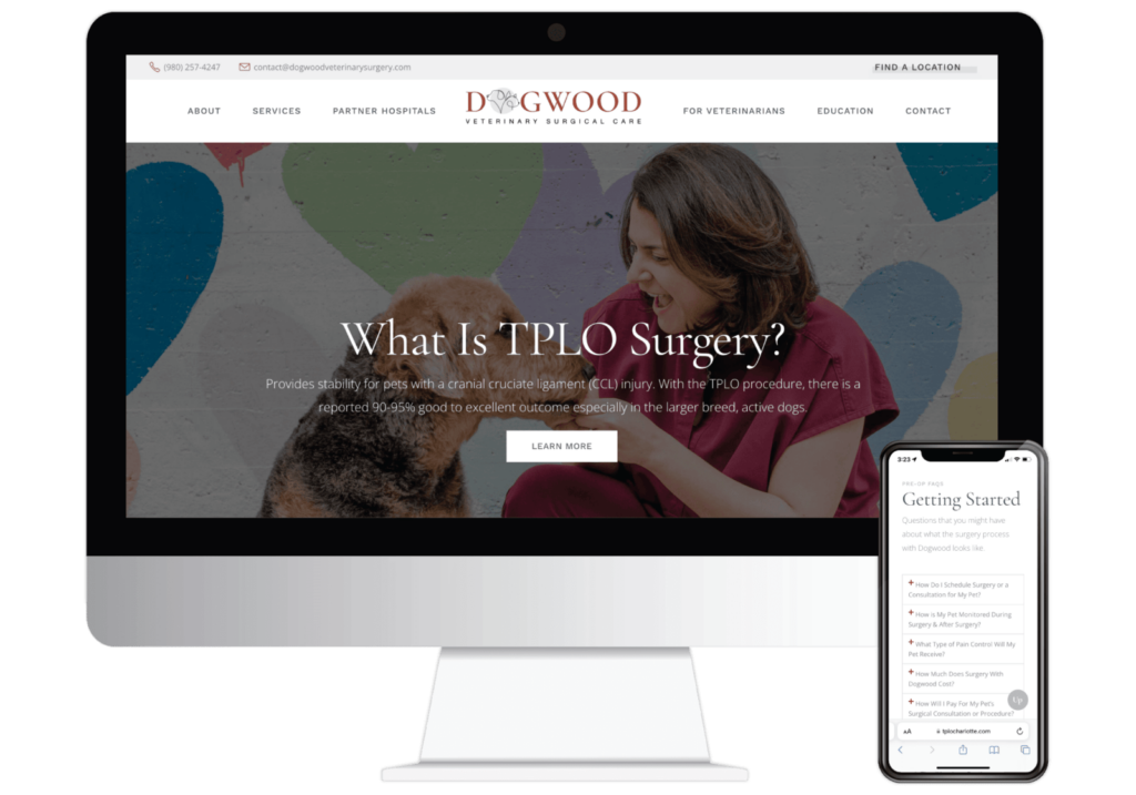 dogwood vet web design