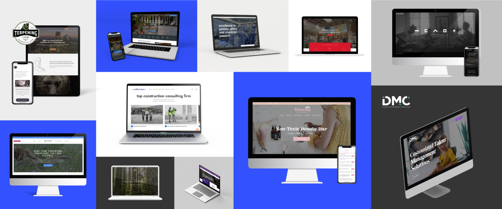web design atlanta collage portfolio